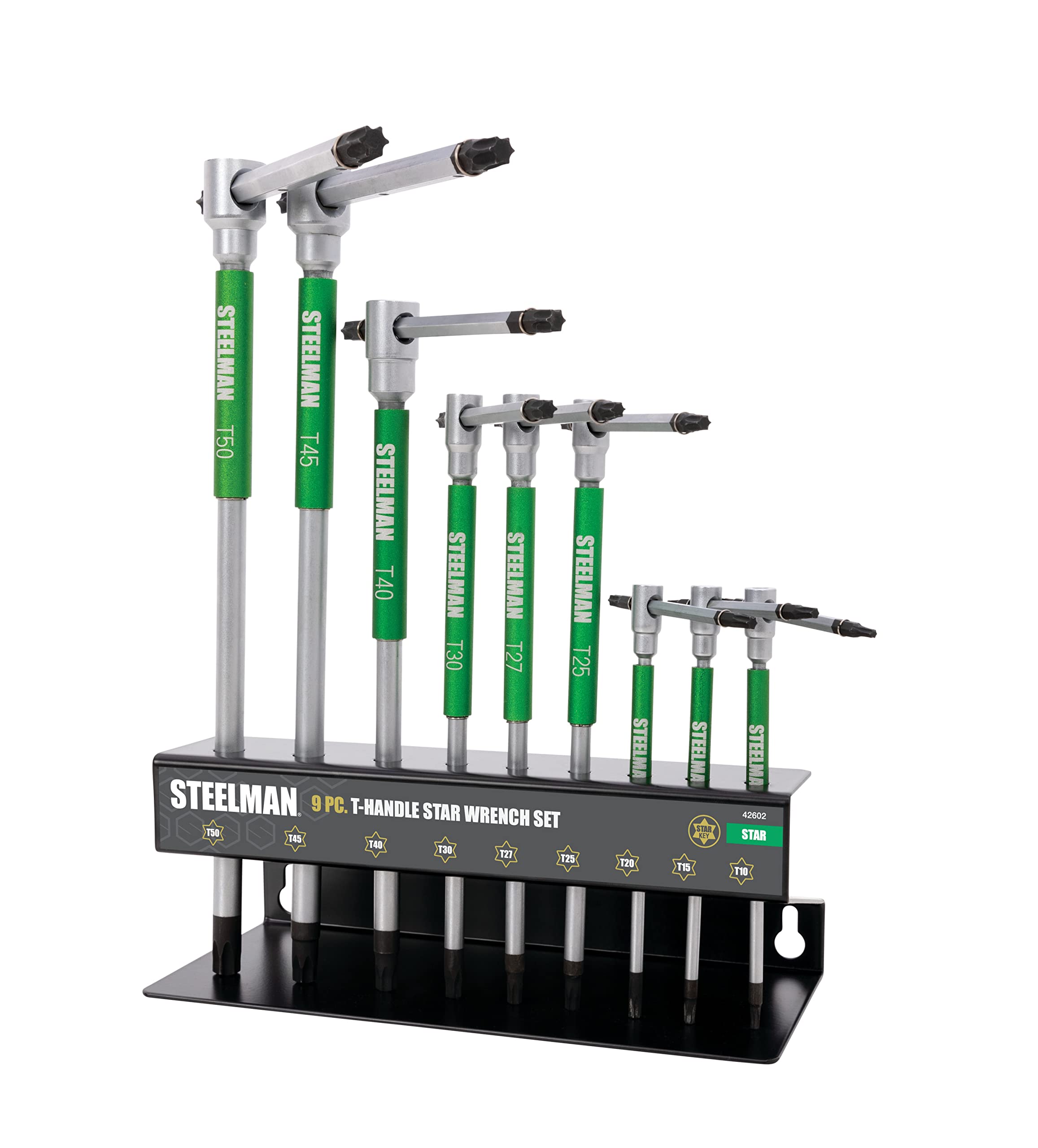 Amazon.com: Steelman 9-Piece Star T-Handle Allen Hex Key Wrench